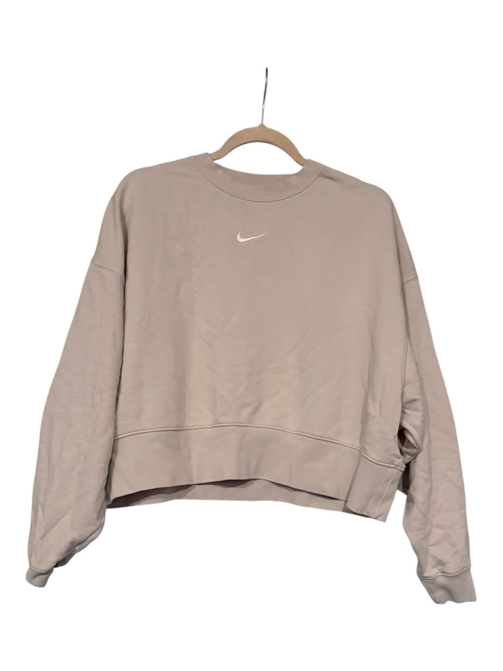 Nike Phoenix Oversized Crop Crewneck Sweatshirt